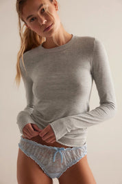Heather Grey So Soft Seamless Long Sleeve