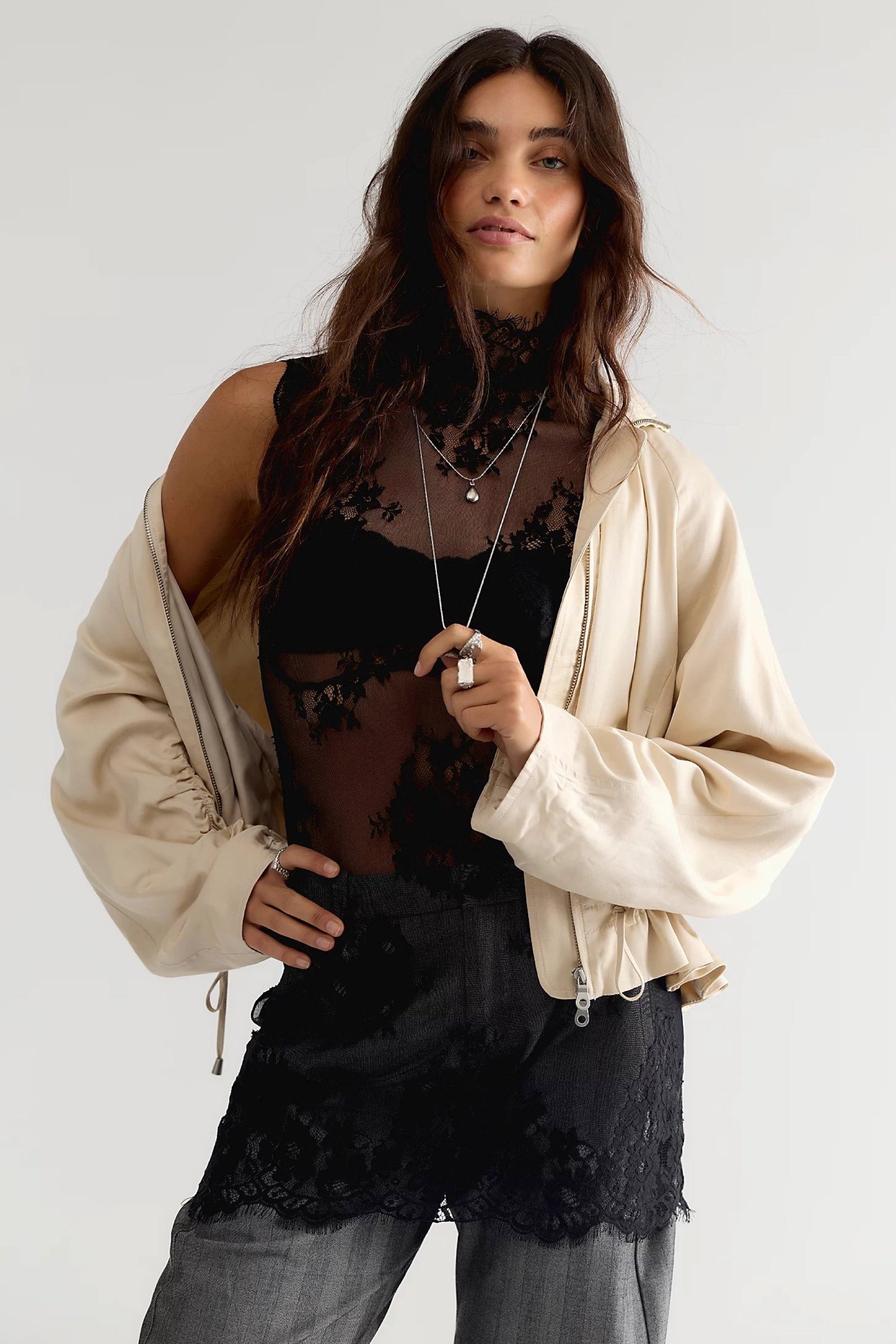 Black One More Time Slip Dress