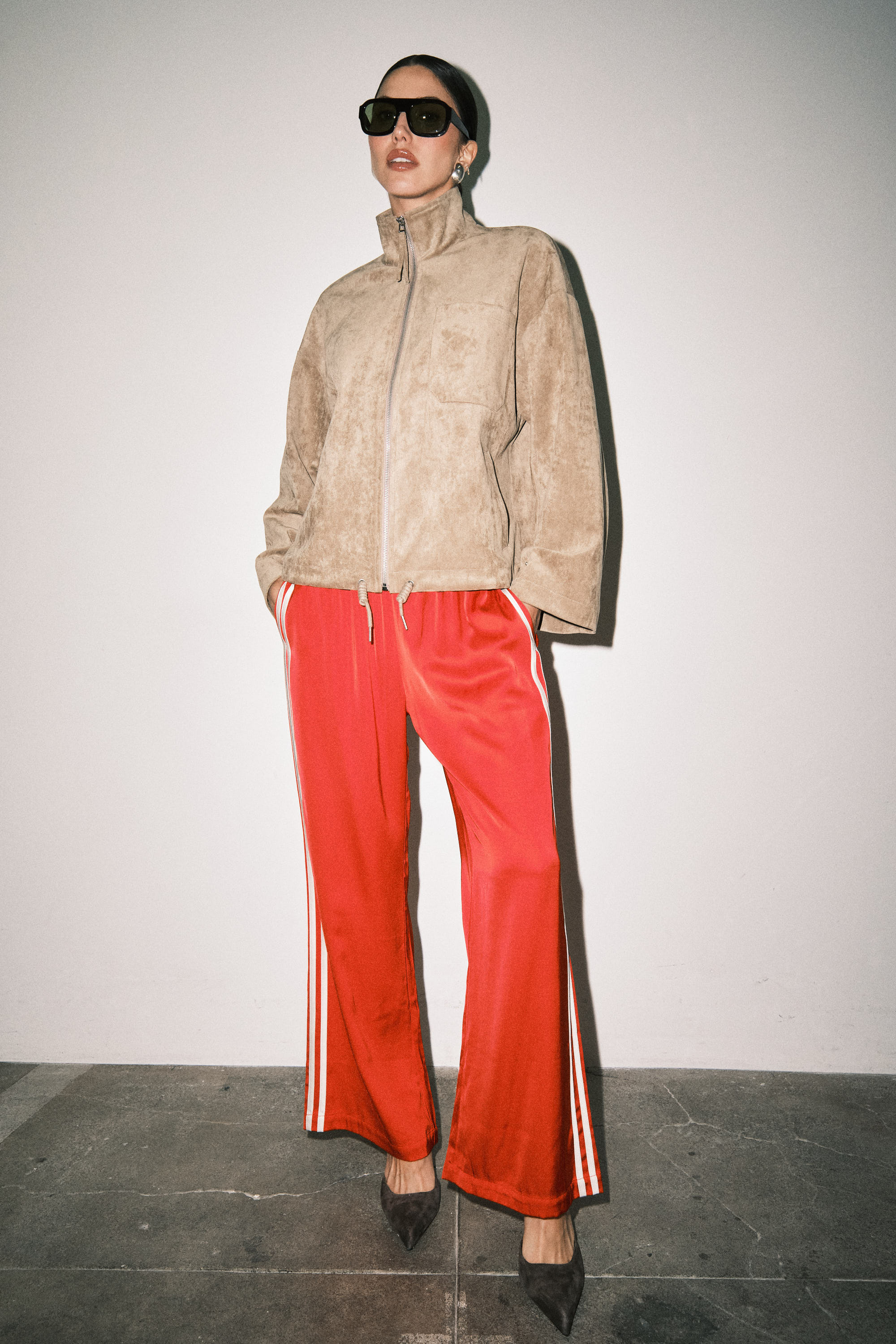 Red Frankie Stripe Pant