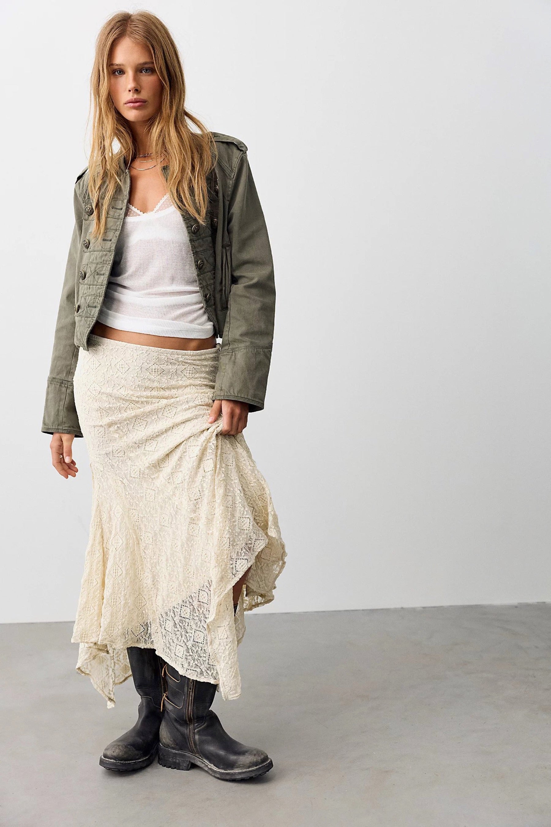 Tea Bella Lace Mermaid Skirt