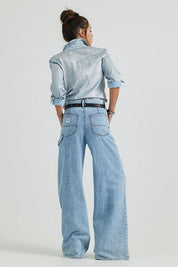 Glowing Up High Rise Slouch