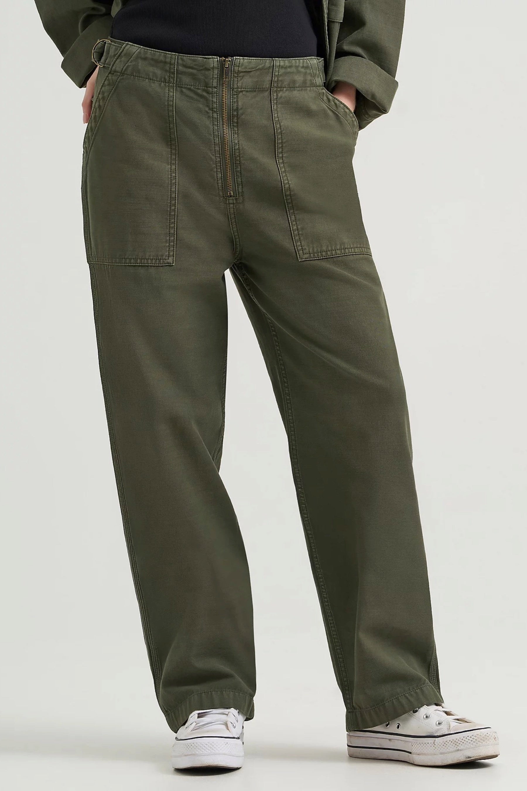 Oak Moss Loose Utility Pant