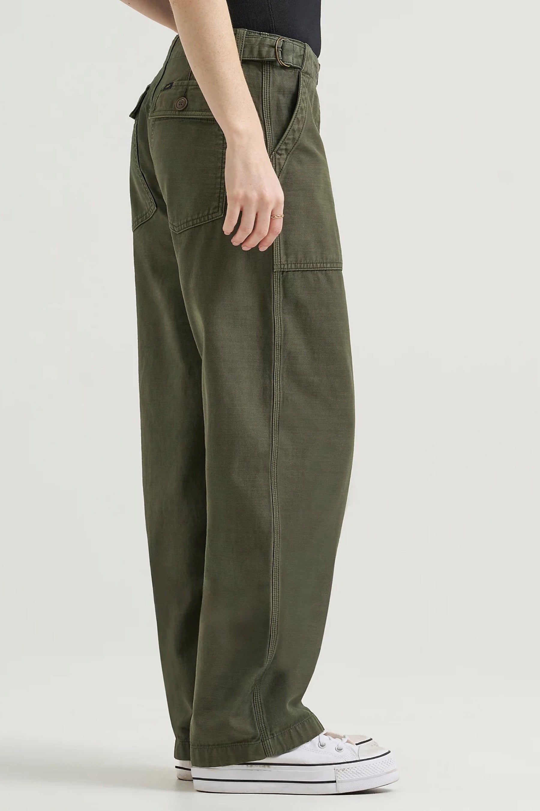 Oak Moss Loose Utility Pant