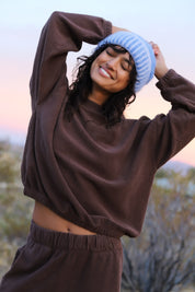 Periwinkle Forever Fuzzy Beanie
