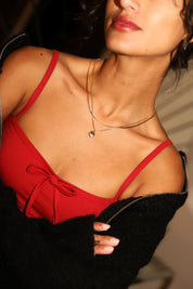 Gold Thin Herringbone Chain