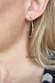 Gold Endless Hoops