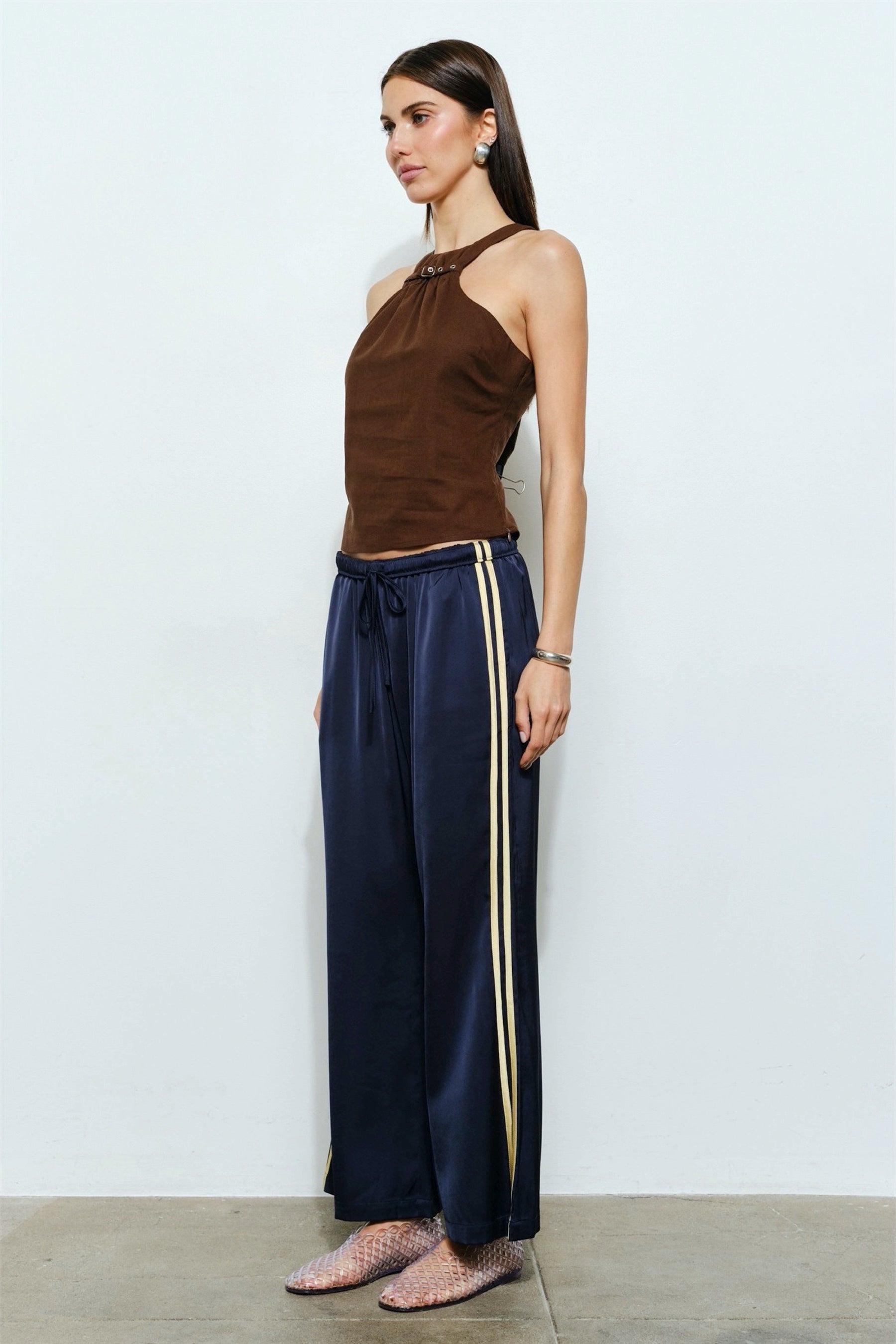 Brown Thompsen Buckle Tank