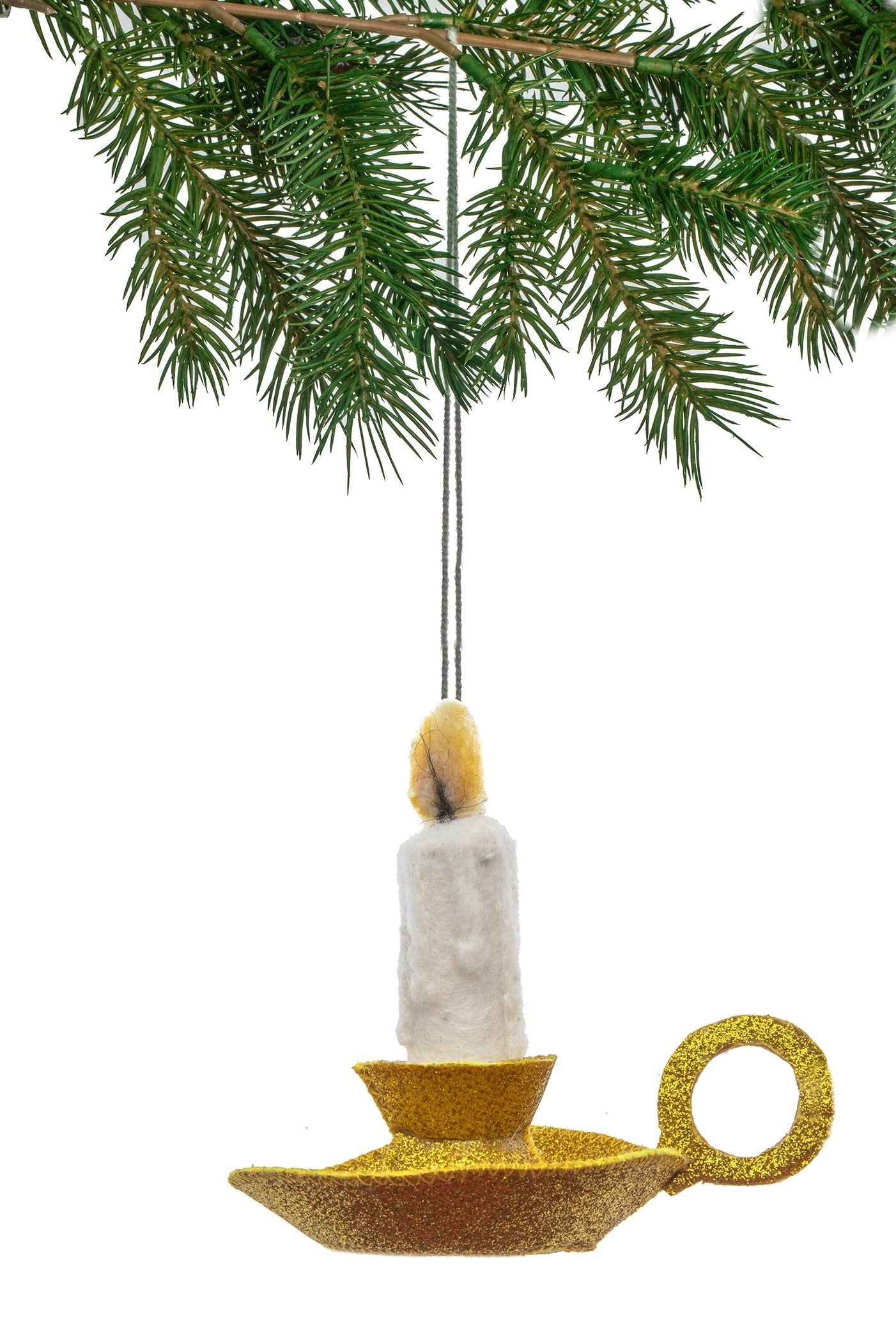 Candle Felt Ornament
