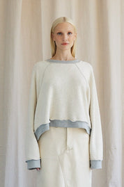 Vintage Grey Raglan Sweatshirt