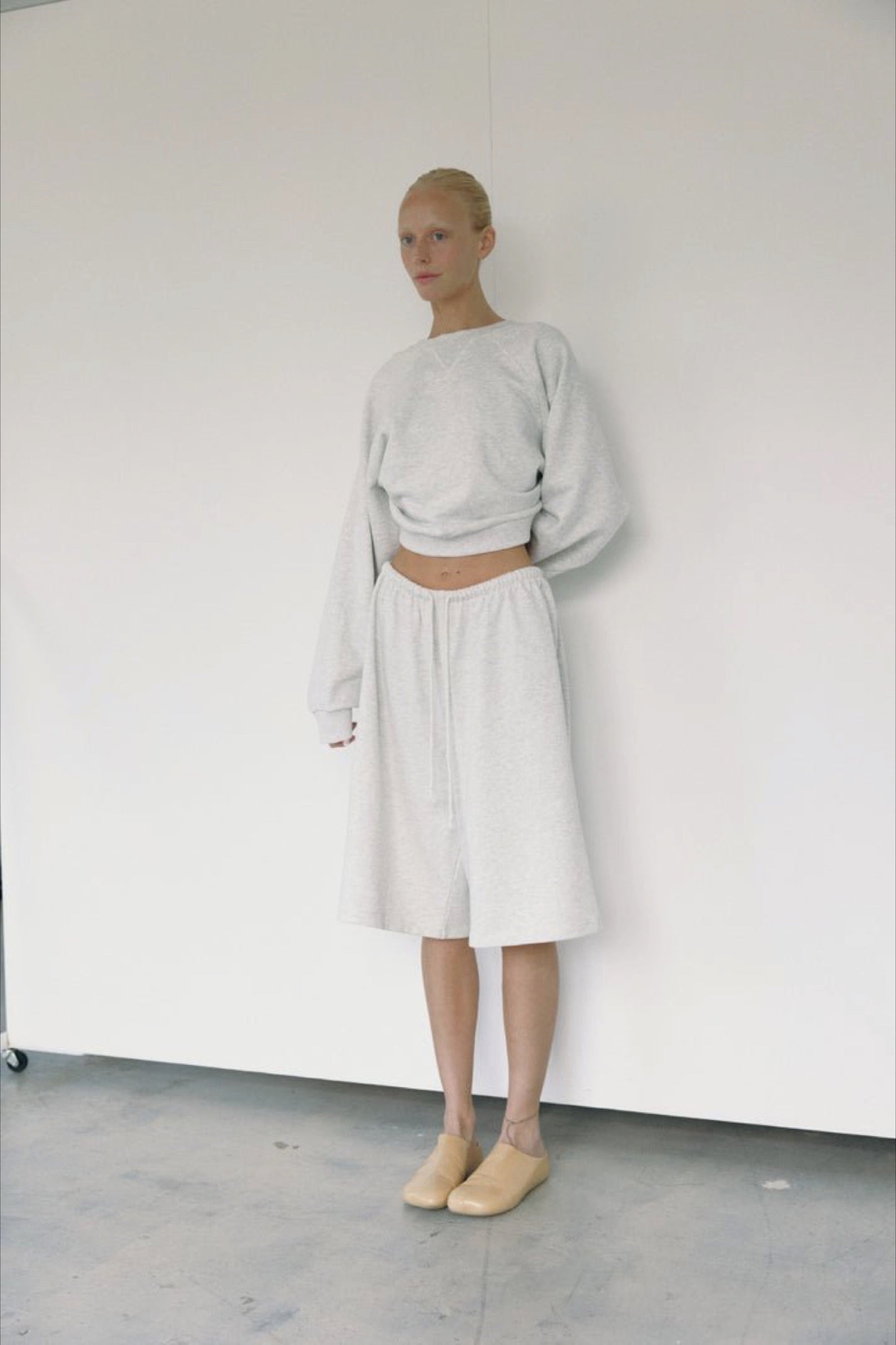 Heather Grey Sweat Culotte