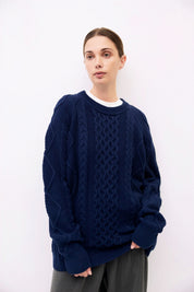 Navy Hallie Sweater
