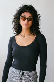 Black Paseo L/S Tee