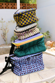 Hotel Stripe Puffy Lunch Bag