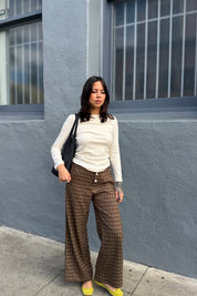 Creme Baby Rib Boat Neck