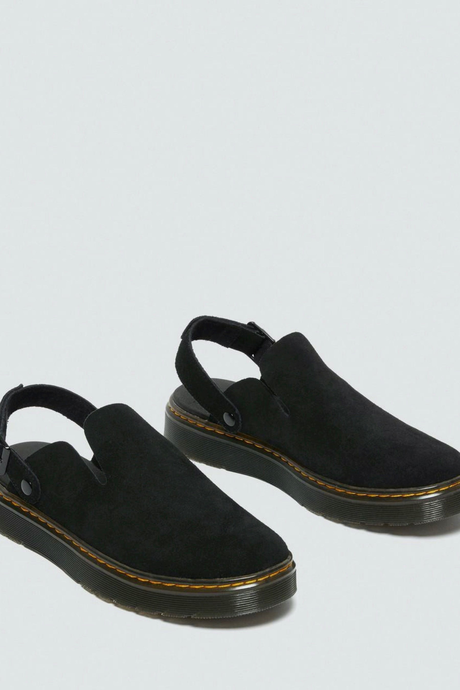 Black Suede Carlson Mule