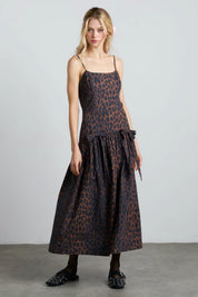 Dark Leopard Persephone Dress