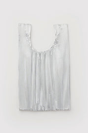 Chrome Metallic Pleated Baggu