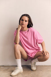 Pink Cosmos Loose Tee