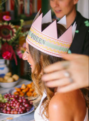 Birthday Queen Party Hat Card