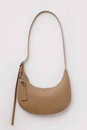 Dune Leather Small Flat Crescent