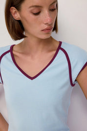 Blue + Berry Patricia Top