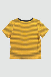 Yellow Striped Basic Tee
