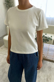 Vintage White Little Boy Tee