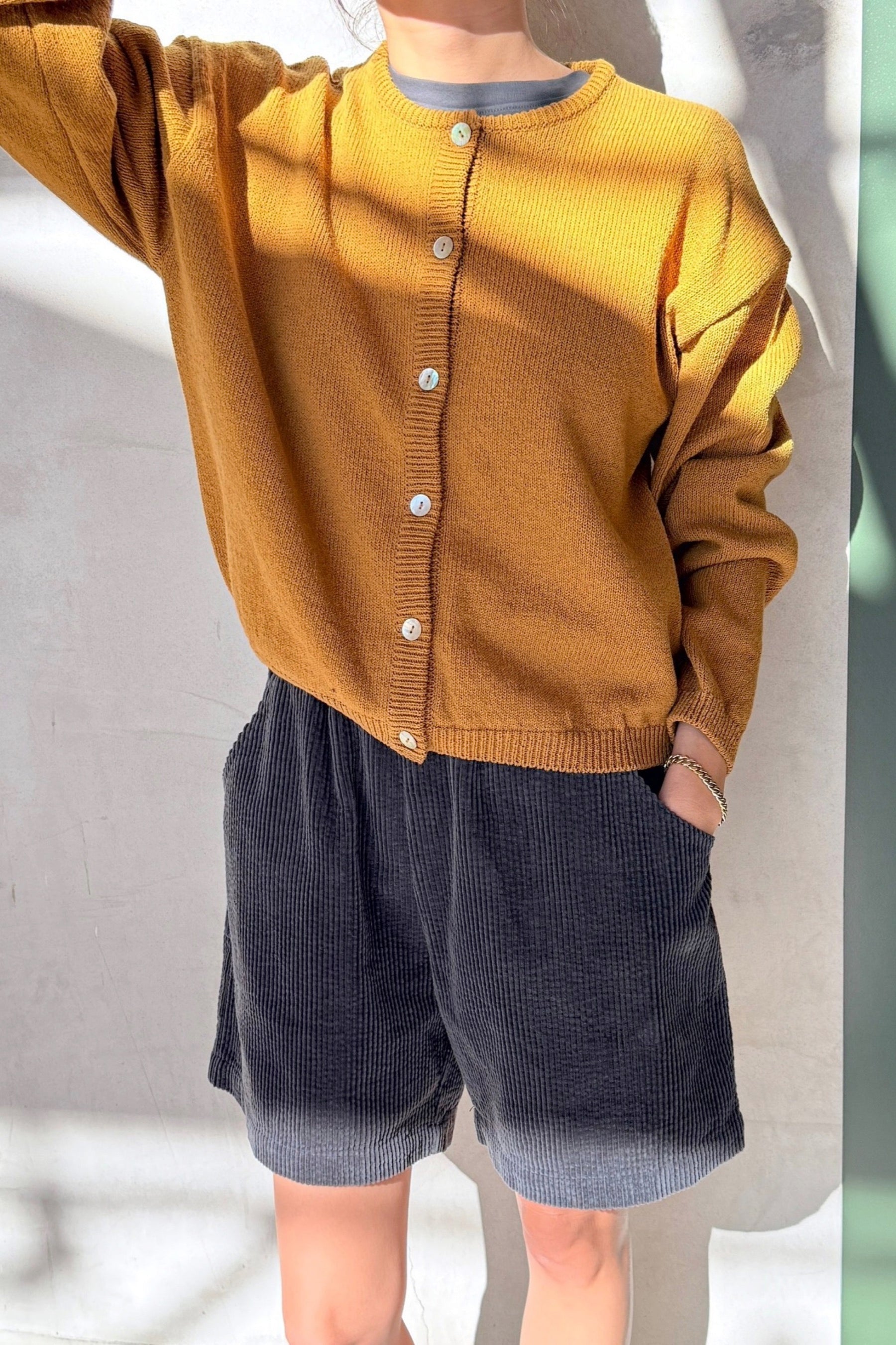 Dijon Leila Cotton Cardigan