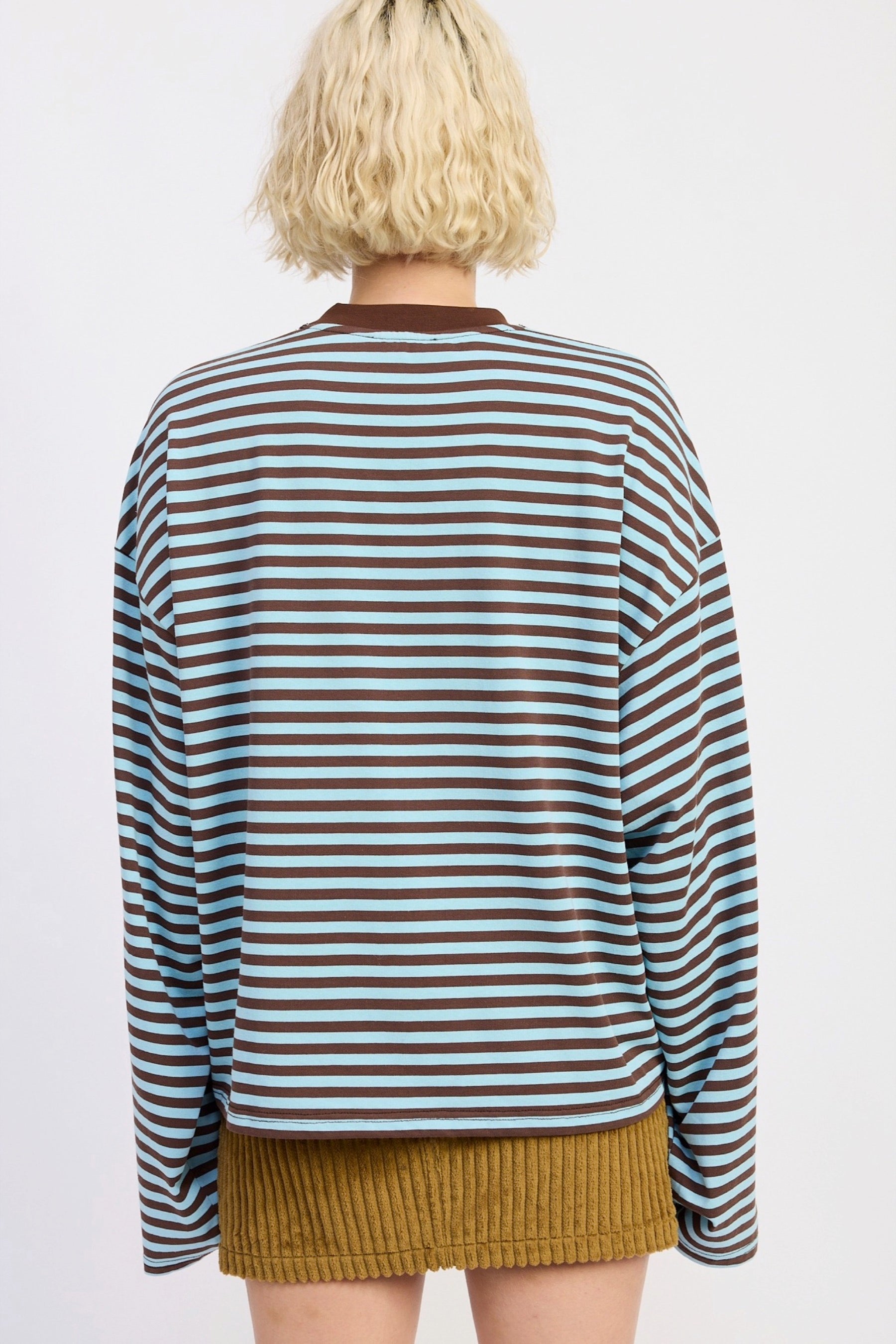 Blue Stripe Kiely Tee