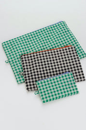 Gingham Go Pouch Set