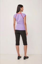 Purple + Red Patricia Top