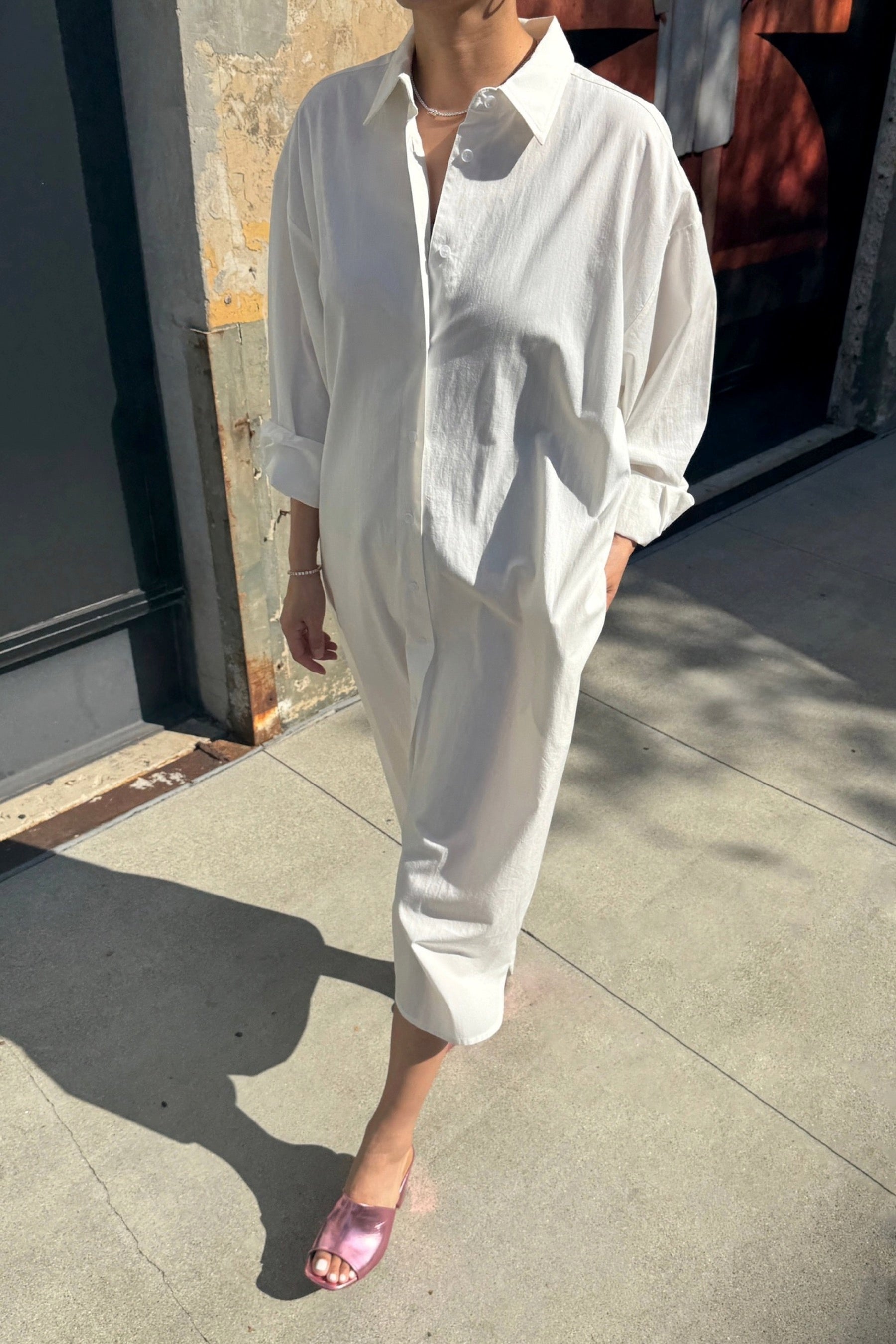 White Artist Long Shirt
