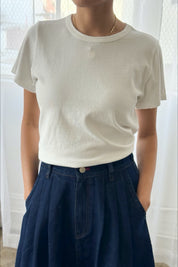 Vintage White Little Boy Tee