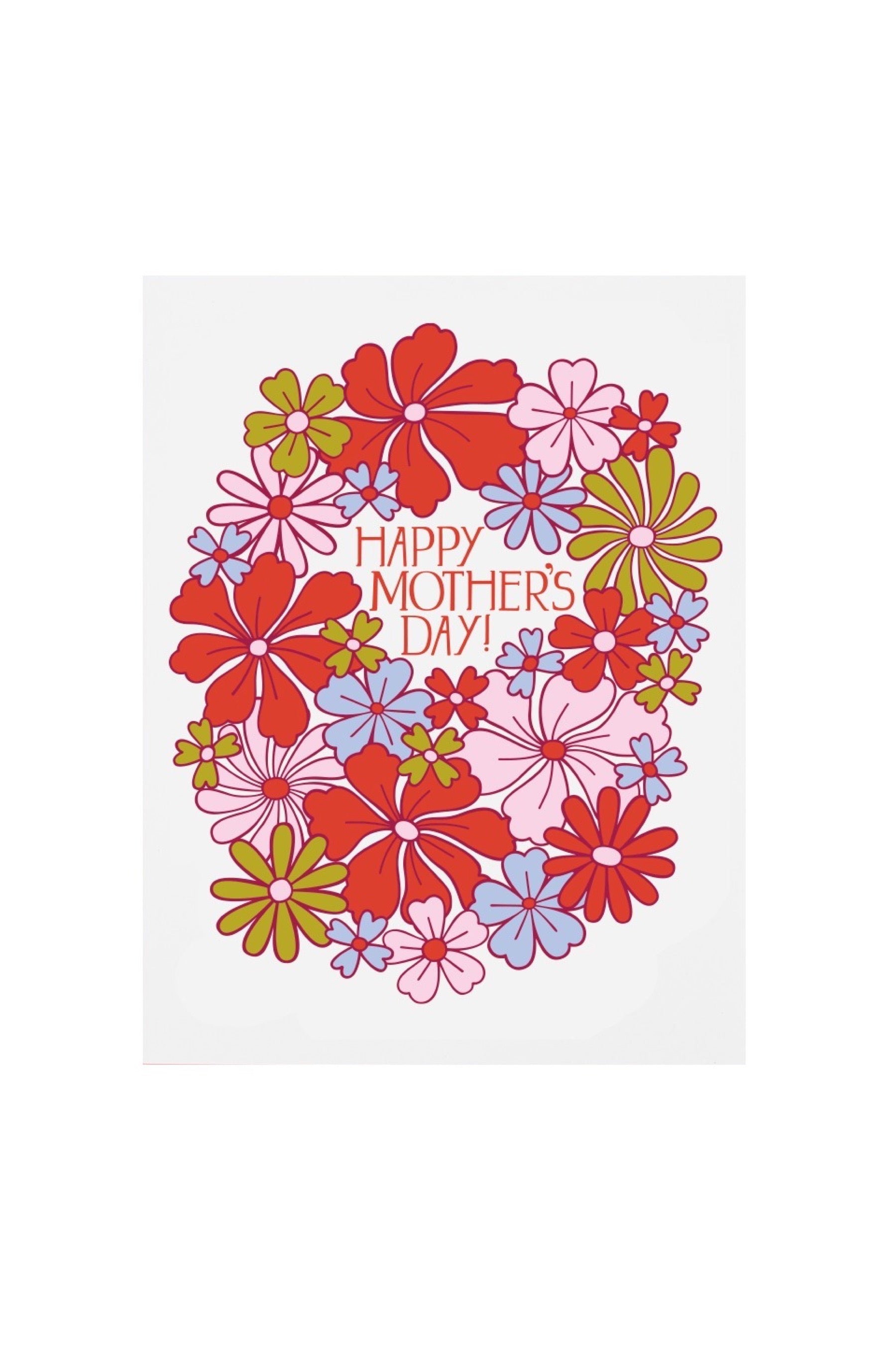 Wavy Daisy Mom Card