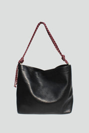 Black Hailey Knotted Tote