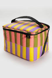 Sunset Quilt Stripe Puffy Cooler Bag