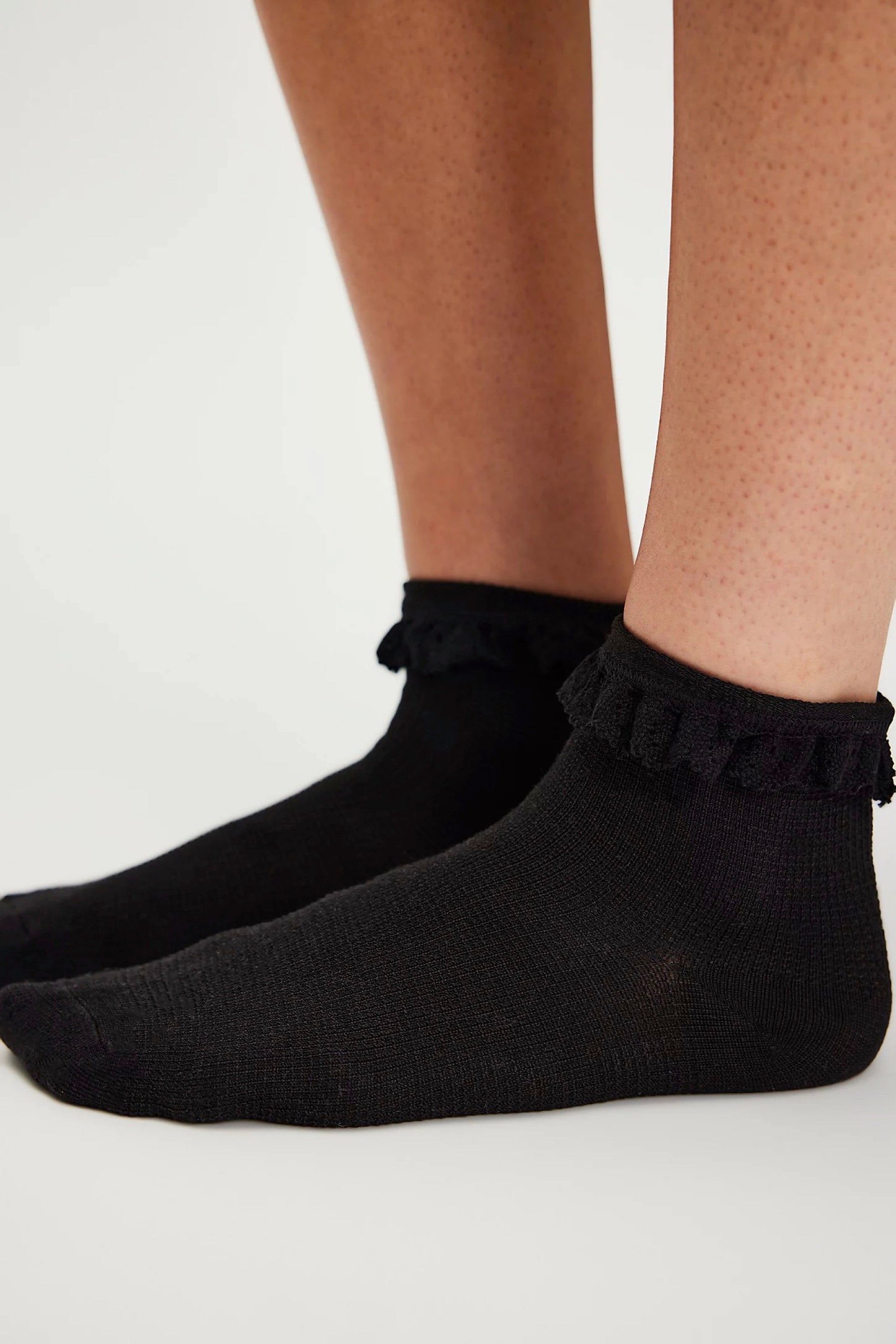 Black Beloved Waffle Socks