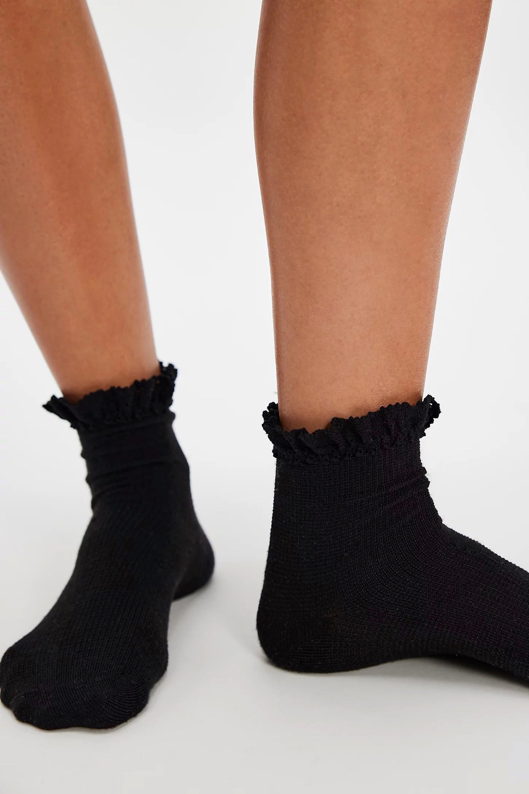 Black Beloved Waffle Socks