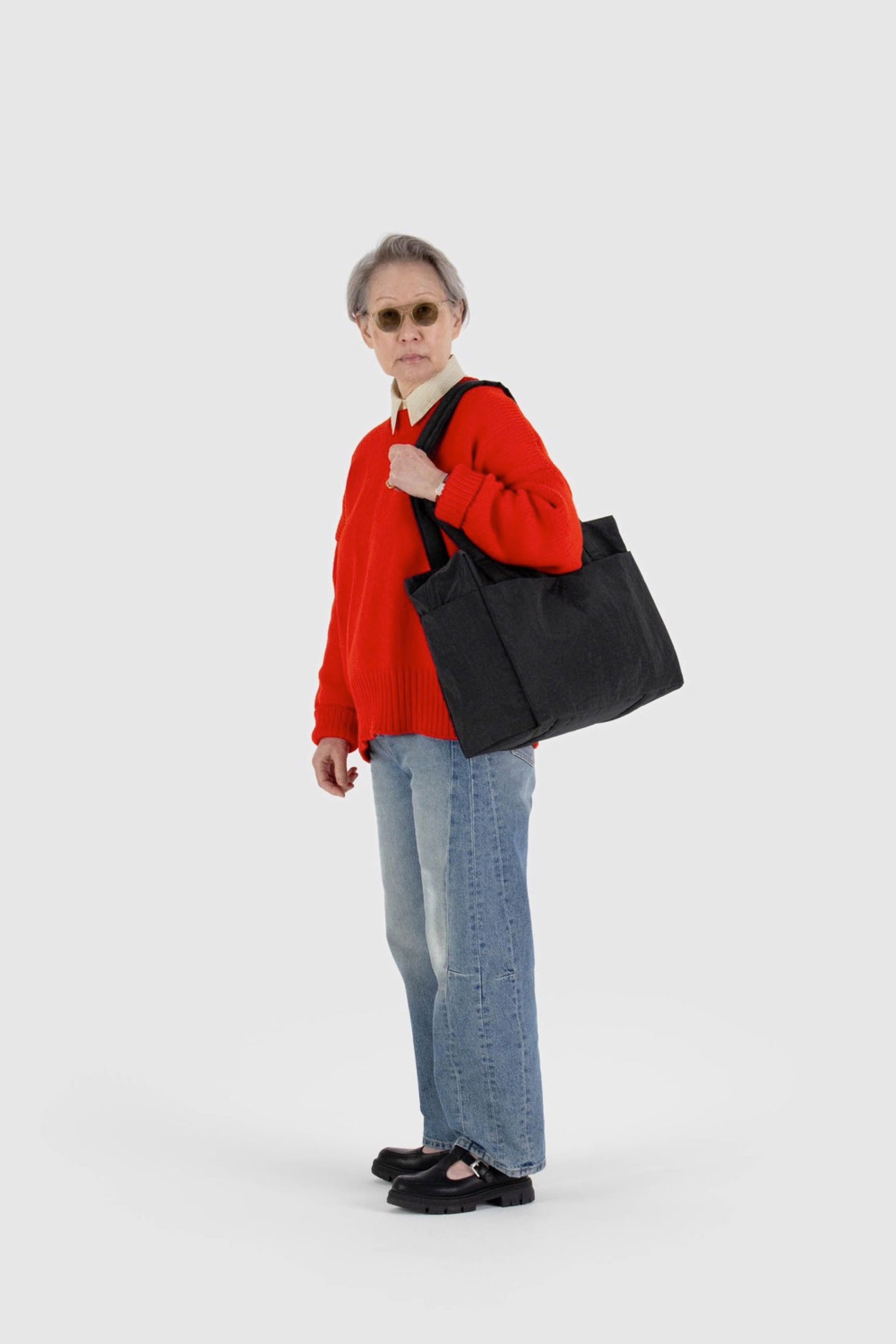 Black Small Cloud Carry-on