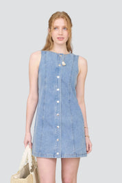 Denim Shelly Mini Dress