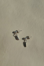 Silver Fin Earrings