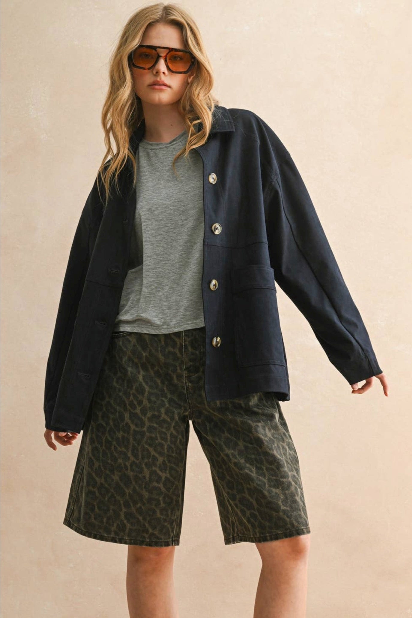 Navy Lonnie Jacket