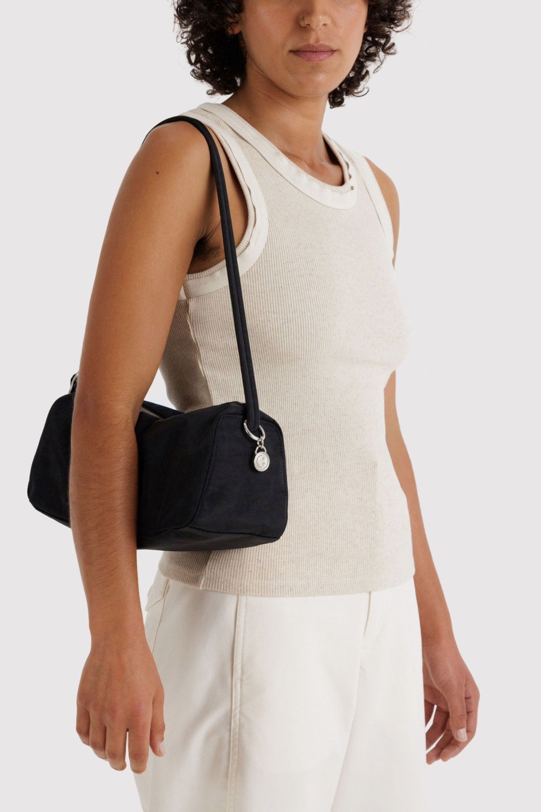 Black Nylon Loaf Bag