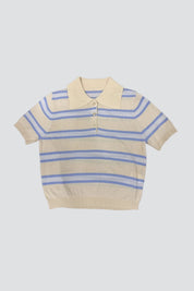 Bold Stripe Polo Tee