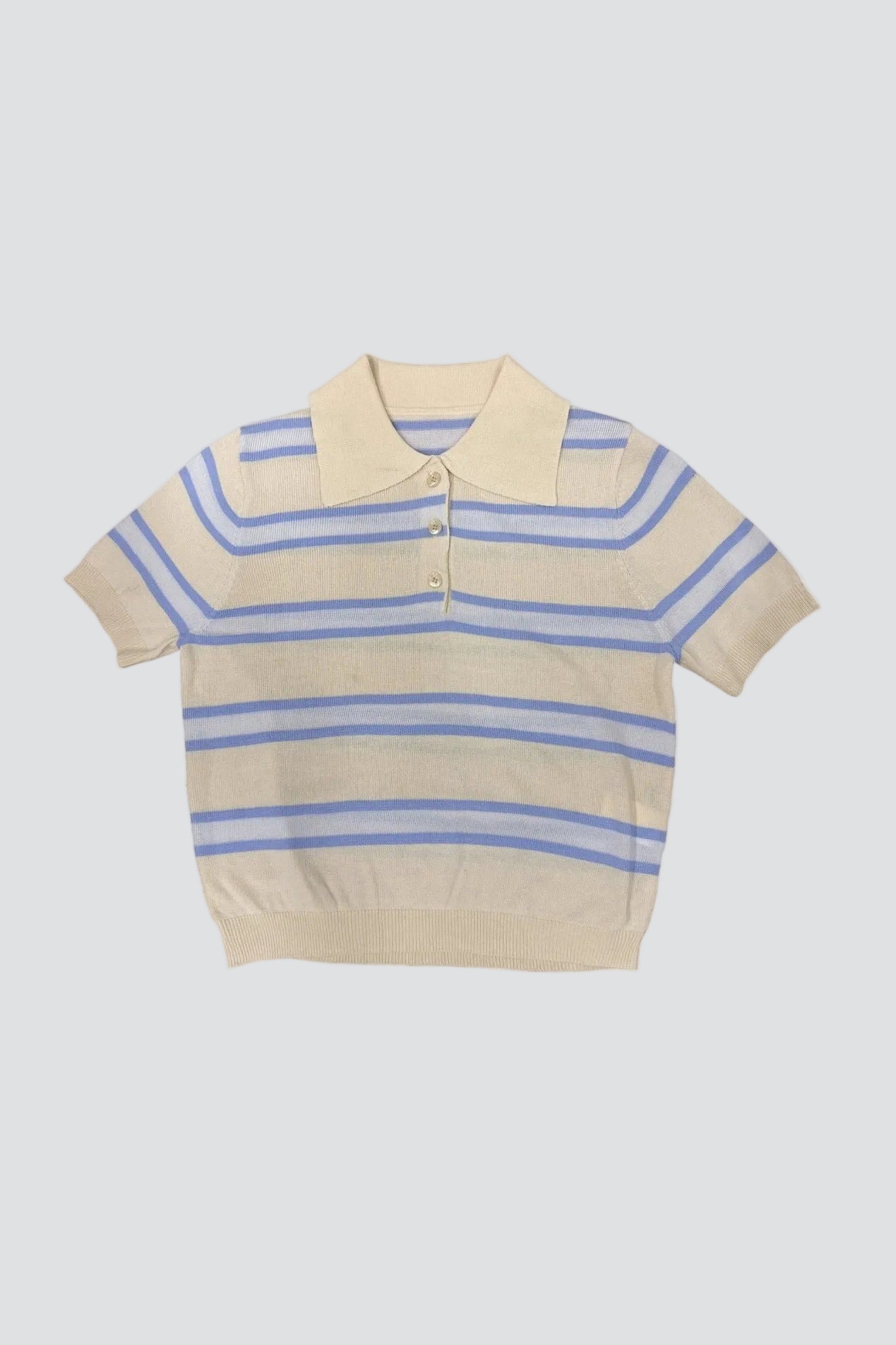 Bold Stripe Polo Tee
