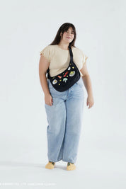 Gudetama Medium Crescent Bag