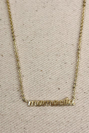 Gold Mamacita Necklace