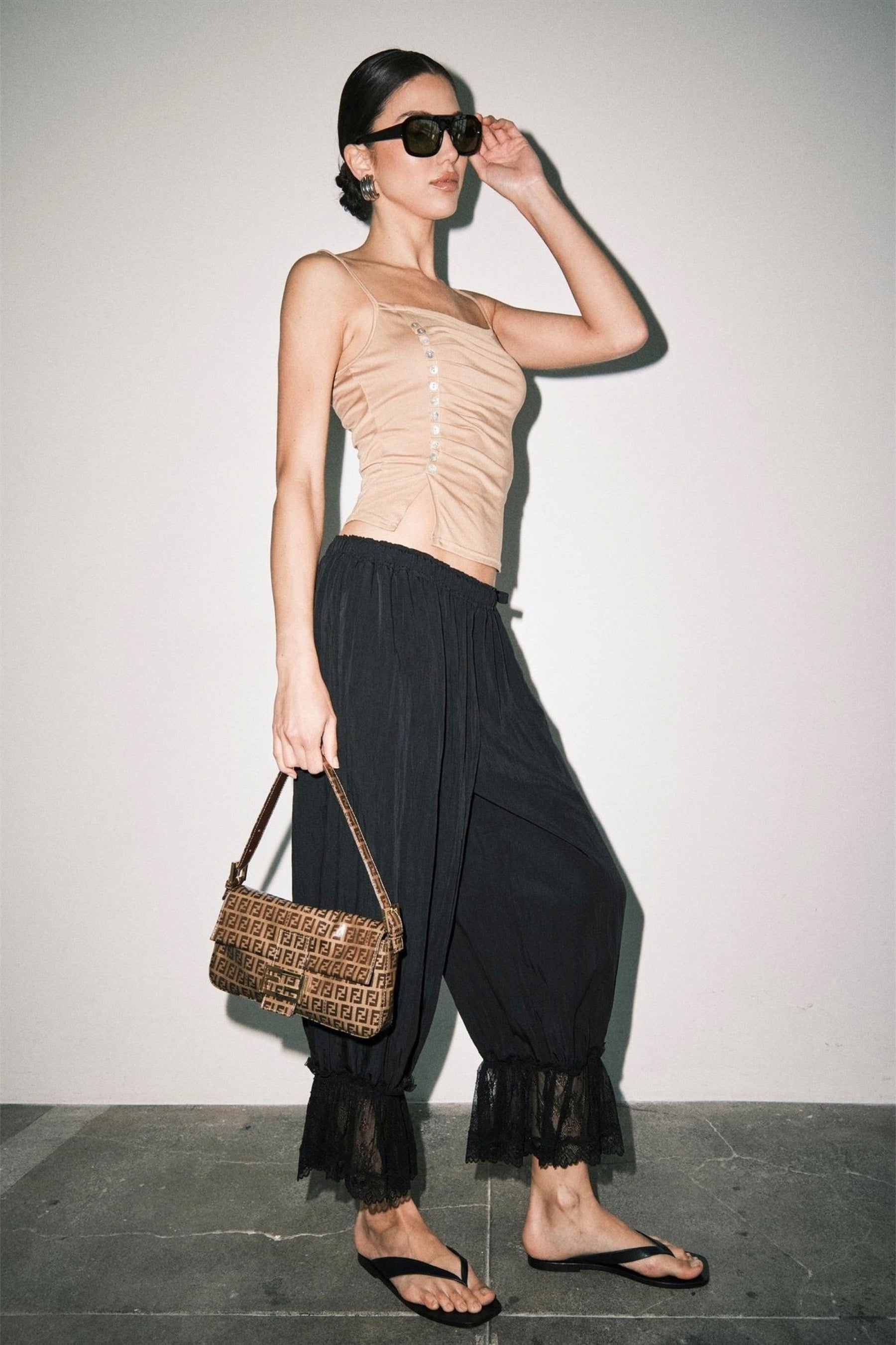 Tan Carmen Tank