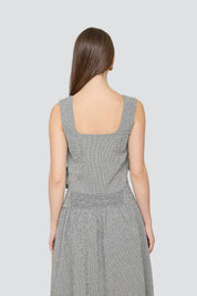 Black Gingham Brooke Set