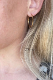 Gold Endless Hoops